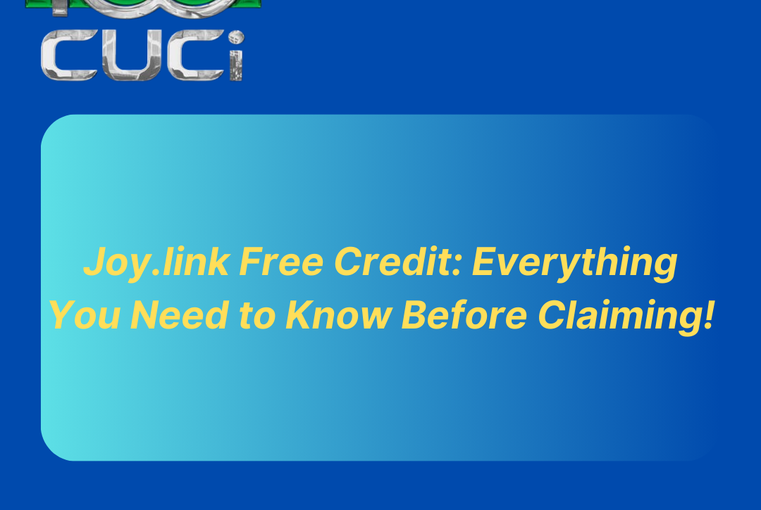 things to know for joy.link free credit