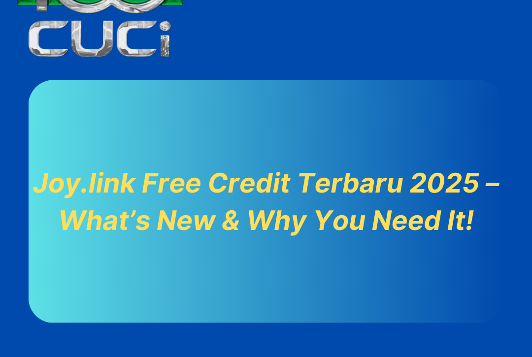 Joy.link Free Credit Terbaru 2025 – Claim & Win Now!